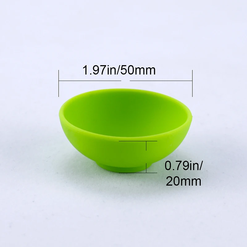 Silicone Bowls 1pc Mini Silicone Bowls Tobacco Silicone Bowl Multicolored Pinch Bowls Reusable Snack Condiment Bowls