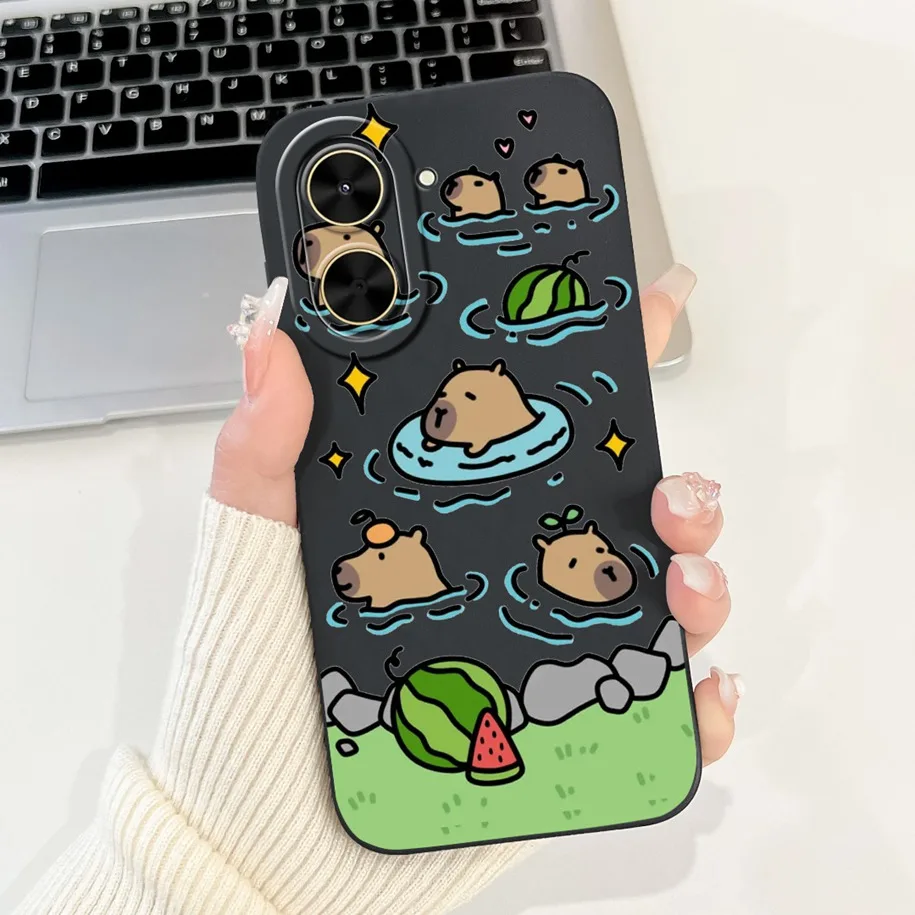 Lovely Avocado Cartoon Soft Silicone Bumper Phone Case