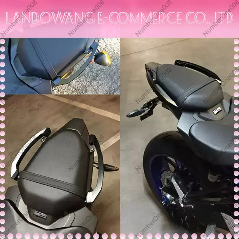 오토바이 승객 그랩 바 테일 암레스트 리어 시트 핸들 야마하 MT07 FZ07 2013 2014 2015 2016 핸들바 핸드 레일 호환
