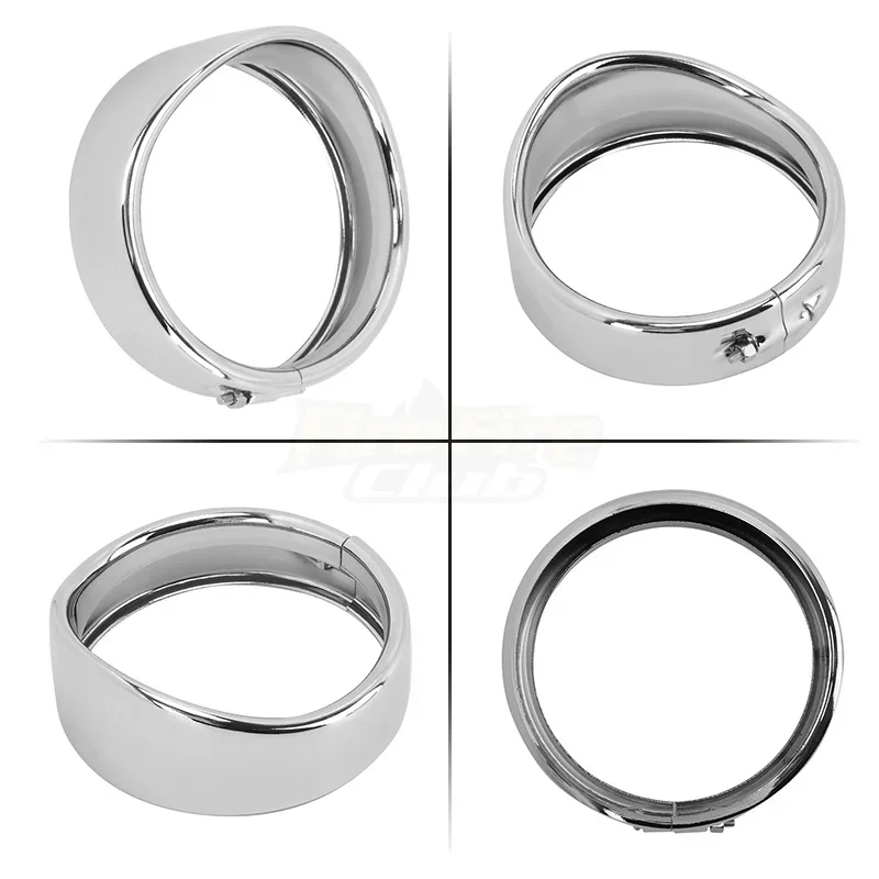 XMMT Metal 4-1/2" 4.5" Auxiliary Fog Light Trim Ring