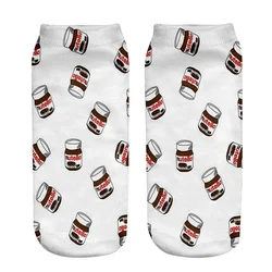 Women's Cute 3D Food Print Cartoon Dessert Socks - Fun & Unique Gift (2)