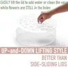 Cylinder Clear Acrylic Flower Vase Leak-Proof Transparent Flower Arrangement Bottle Simple Creative Hydroponic Flower Pot 2