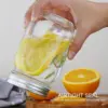 450ML  Regular-Mouth Glass Mason Jars with Metal Airtight Lids and Bands for Canning, Preserving, & Meal Prep 4
