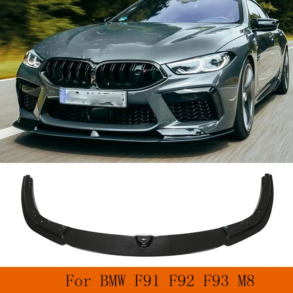 Dry Carbon Fiber Front Bumper Lip For Bmw 8 Series F91 F92 F93 M8 Front