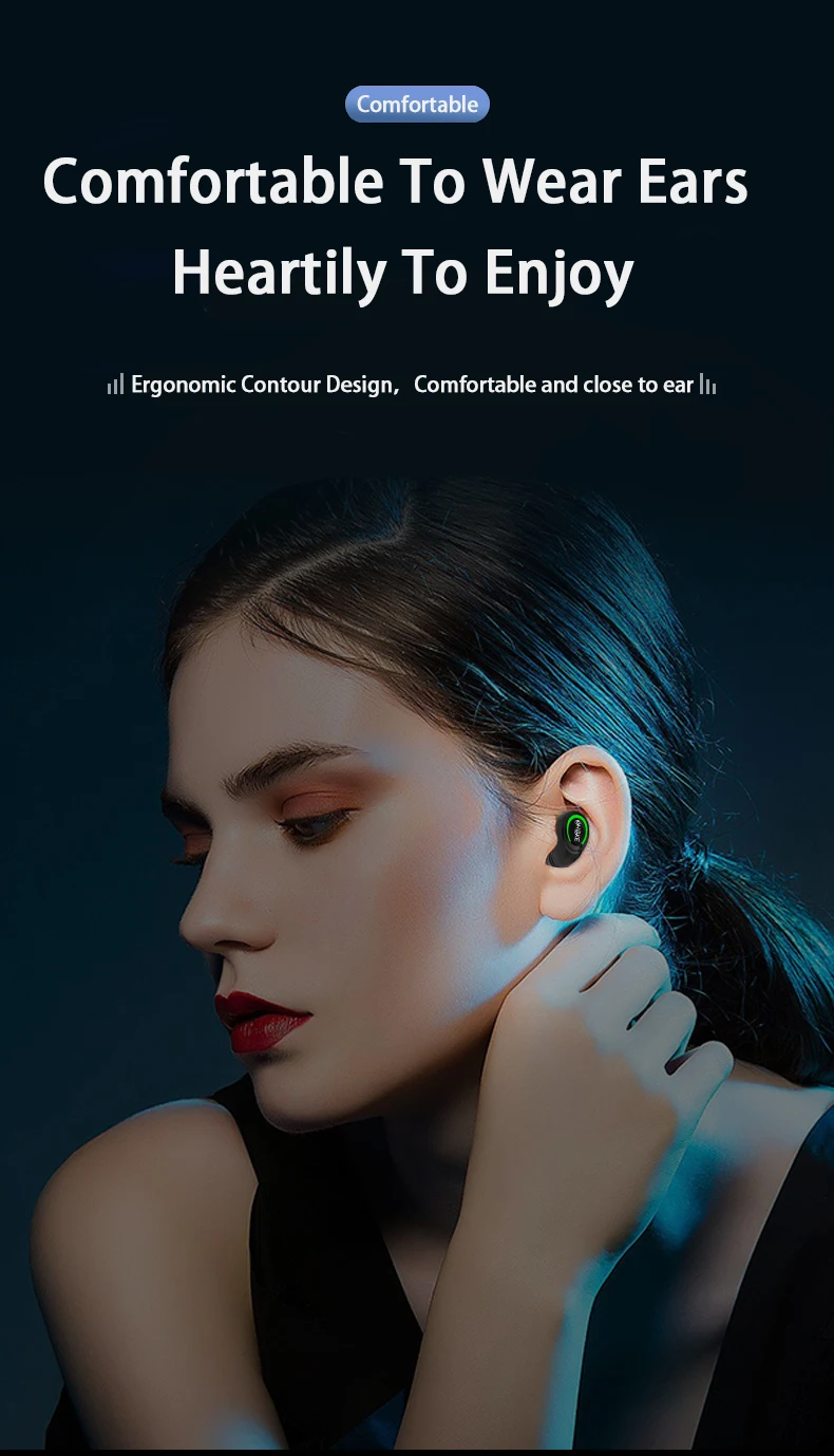 Bluetooth Wireless Headphones With Noise Reduction And Stereo Sound_voghion.com