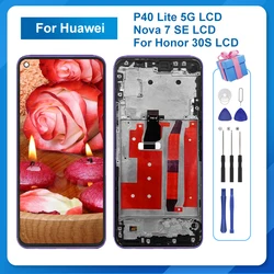 Écran tactile LCD pour Huawei P40 Lite 5G Nova 7 SE, 6.5 pouces, avec outils, offre spéciale