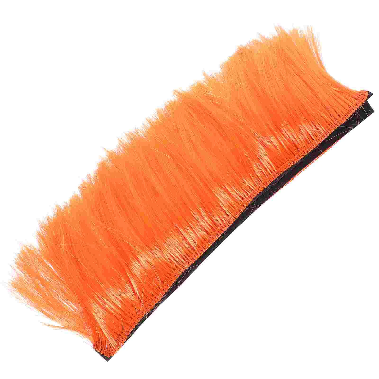 

Wigs Decoration Sticky Band Prop Riding Cockscomb with for Motorcycle Decorative Accessory