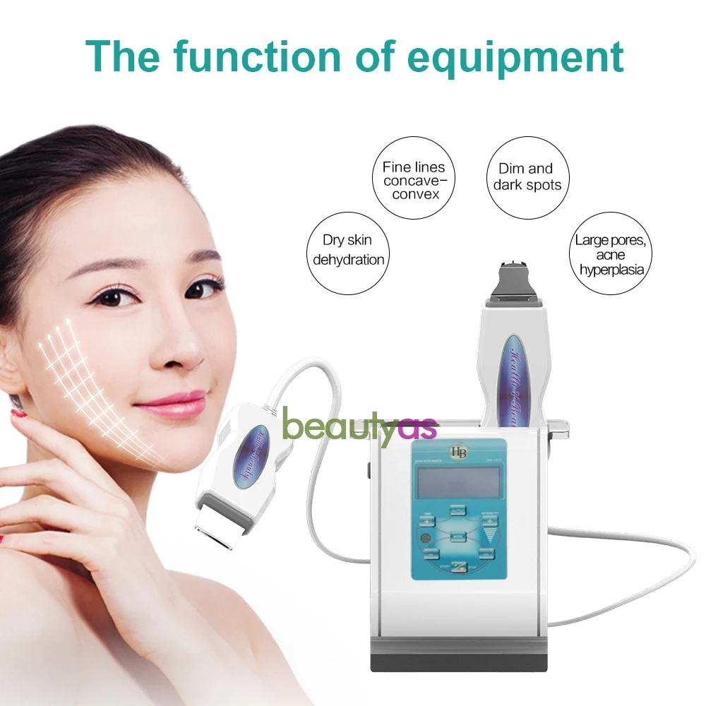 Face Pore Cleaner Ultrasound Skin Scrubber Peeling Facial Massager Beauty Device Face Lift Deep Cleaning Machine