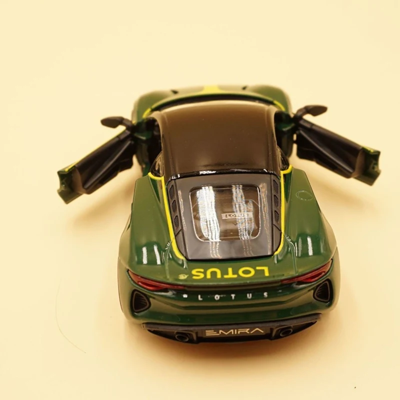 1:34 Lotus EMIRA Alloy Sports Car Model Diecasts Metal Super Racing Vehicles Car Model High Simulation Collection Childrens Gift 6