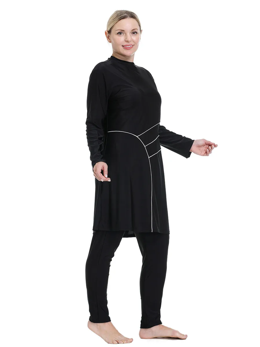 Burkini Muslim Women Plus Size 3-Piece Swimwear Full Coverage Swimming Suit women swimwear muslim swimwear