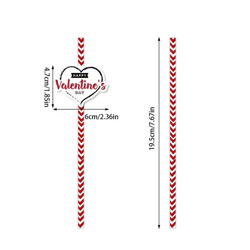 Heart Straws Wedding Paper Straws Bulk Kitchen Gadget Holiday Wedding Decorating Accessories For Parties