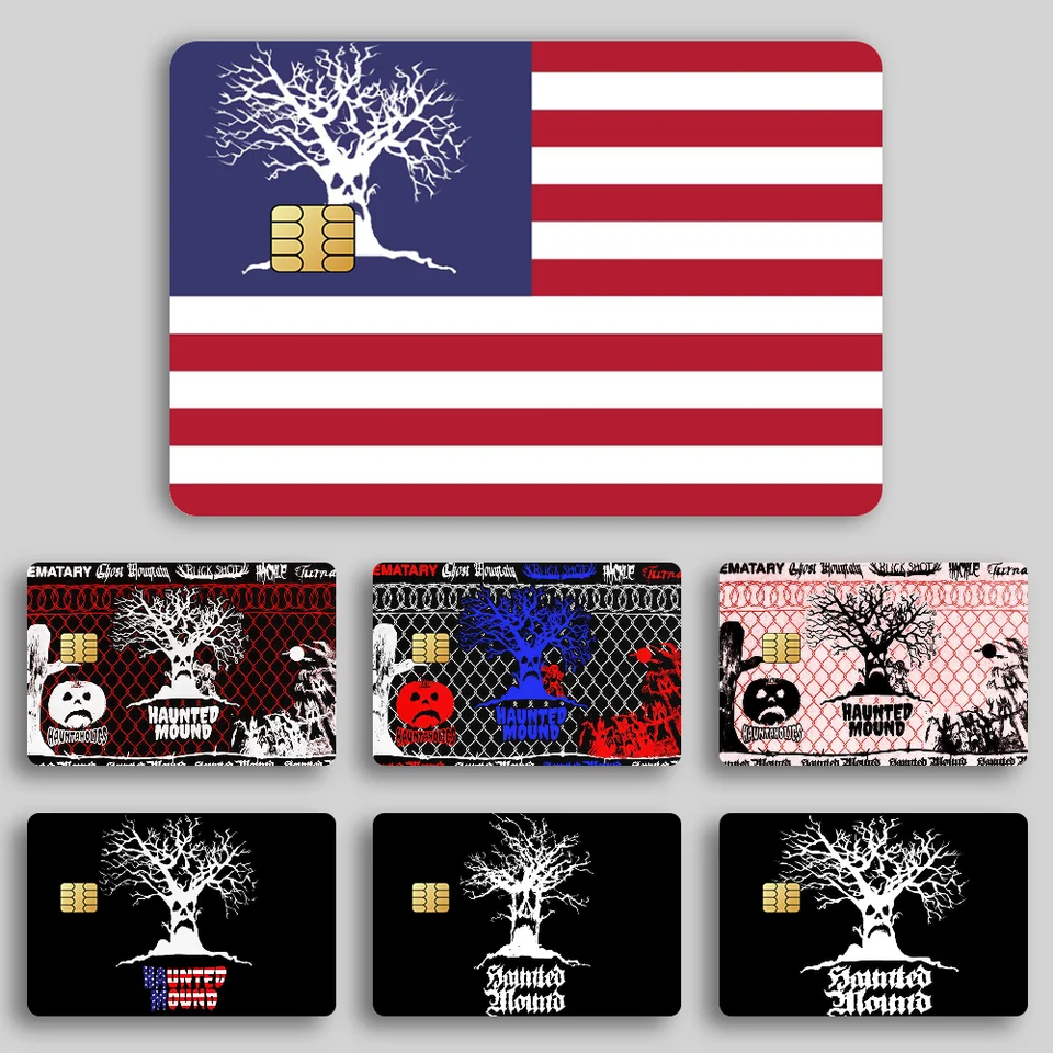 Decorazione Bandiera USA Sematary Haunted Mound Harold The Tree - Foto 8