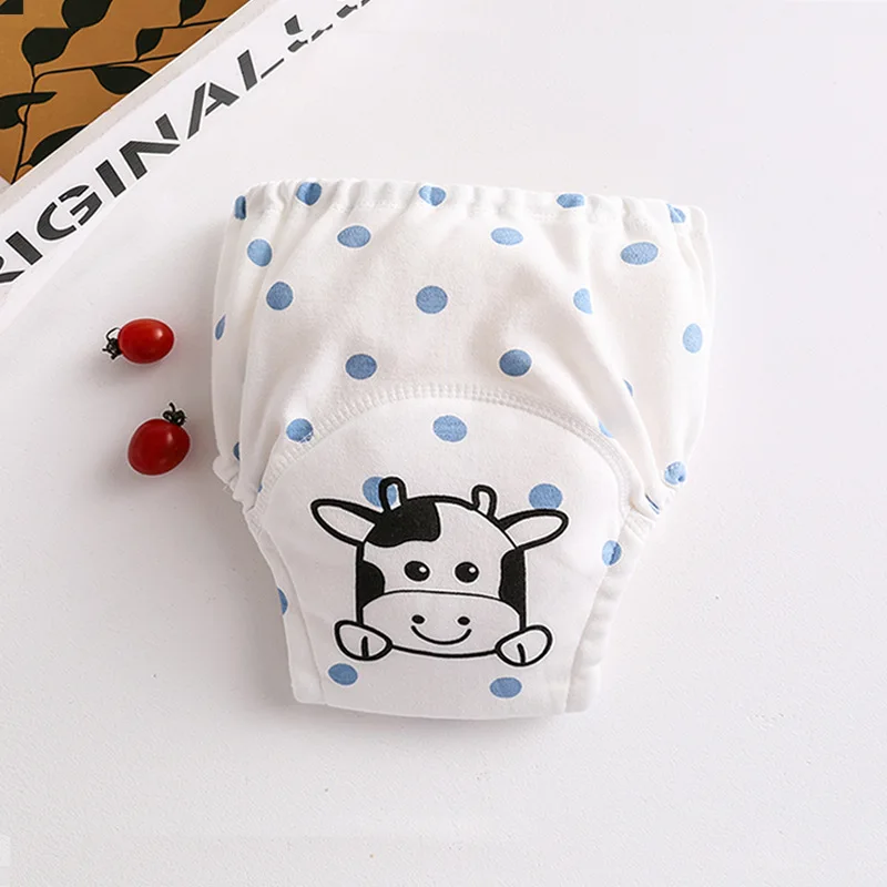 Korean Style Cute Cotton Baby Waterproof Training Pants New Baby Diaper Infant Washable Shorts Panties Nappy Changing Underwear, baby training pants, cloth diapers, waterproof diapers