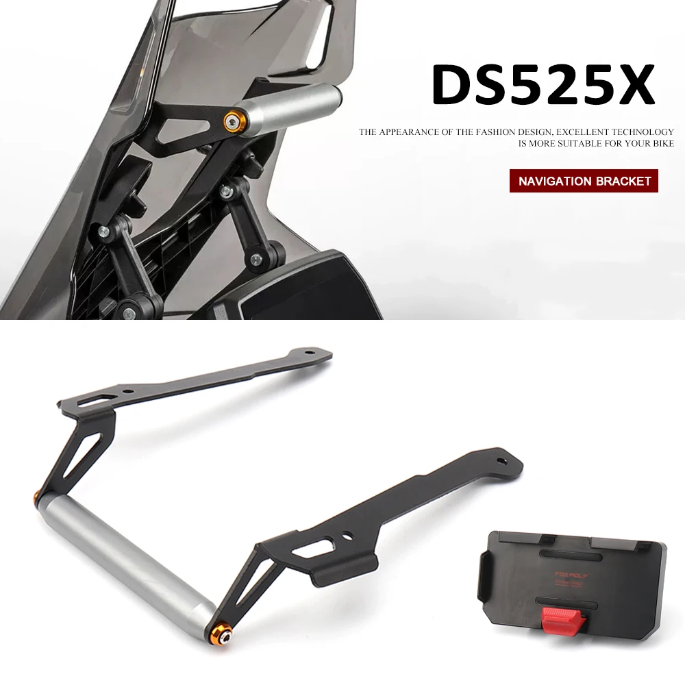 Motorcycle Accessories GPS Mount Navigation Bracket Supporter Mobile Phone Stand For Voge DS525X DS 525X DSX525 525 DSX 2023- for aprilia rsv4 rsv1000 rsv 4 1000 motorcycle accessories gps navigation frame mobile phone mount bracket