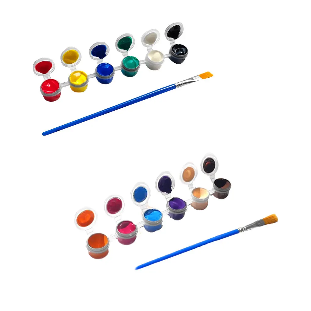 

Set Paintbrushes Washable Painting Tools Children Drawing Accessories Parts