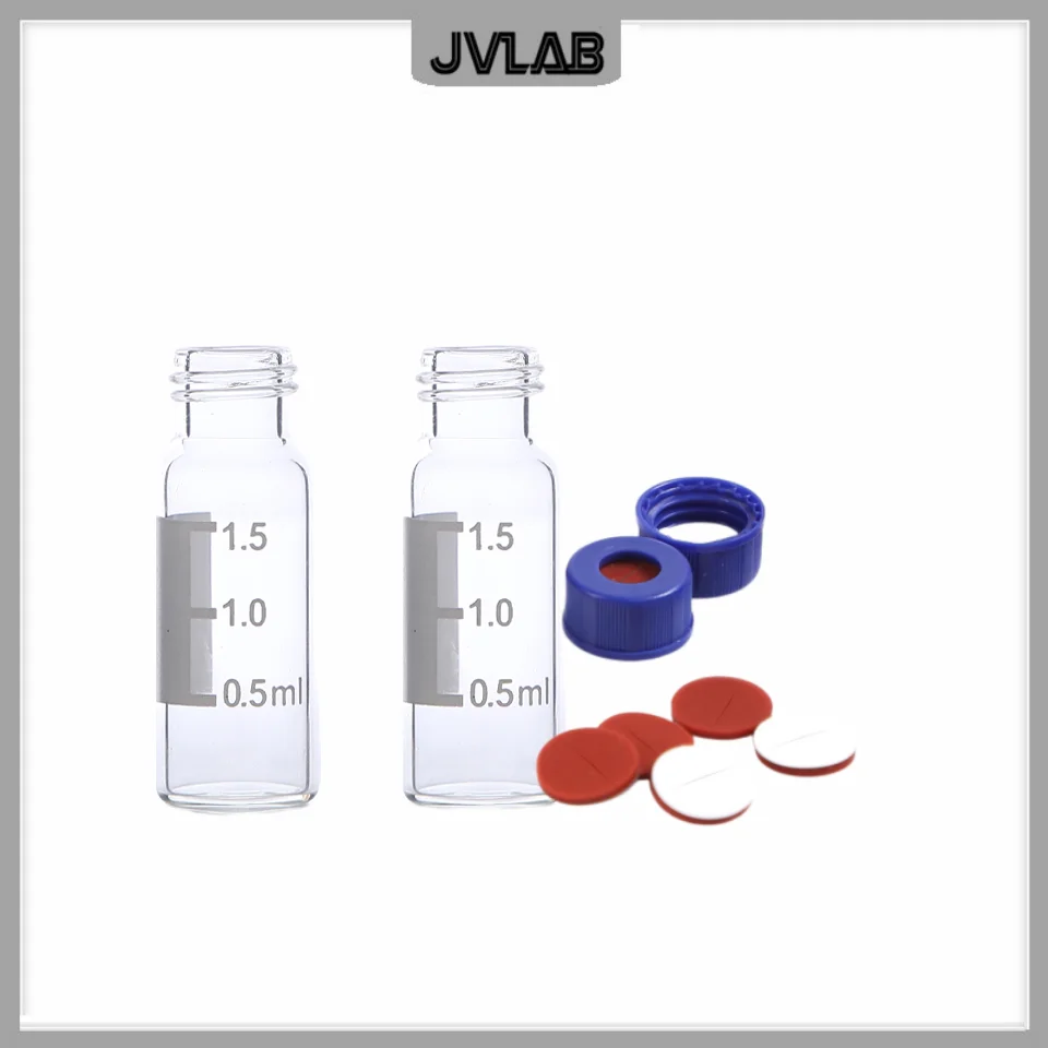 Mass Spec Sample Vials Widemouthed Vial With Preset Septum And Cap 9mm Chromatography Vial 1