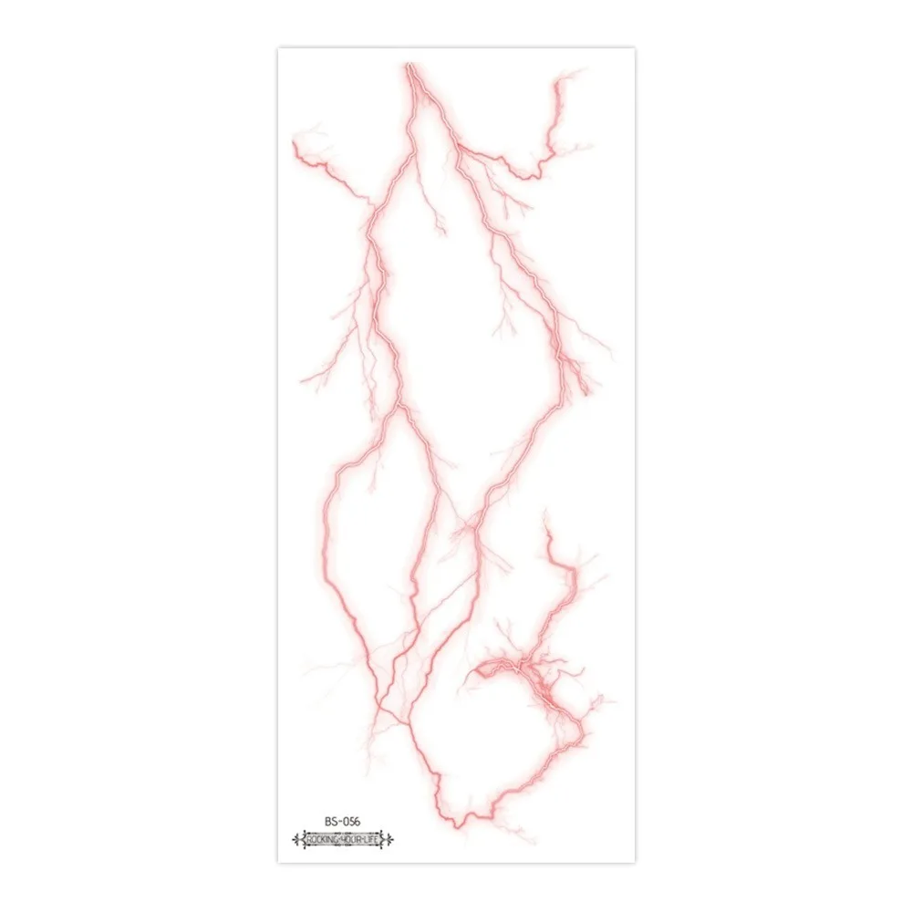 Waterproof Realistic Temporary Tattoo Sticker - Halloween Blood Vessel Body Art