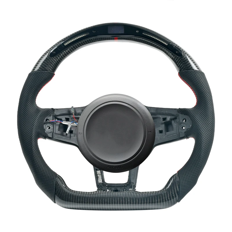 

Carbon Fiber LED Steering Wheel for Volkswagen VW Golf Golf 7 5 6 8 R GTI MK7 MK5 MK6 MK1 Passat B8 GTS Arteon Customized