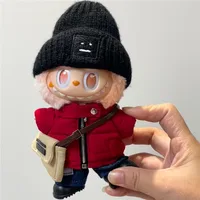 15 17 cm pour poupée Labubu hiver vers le bas gilet tenue vêtements doudoune manteau polaire à capuche chapeau chaussures ensemble Ropa vêtements accessoires 5