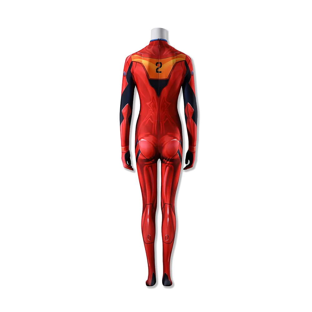 Neon Genesis Evangelion Asuka Langley Soryu Eva Pilot Suit Zentai Bodysuit