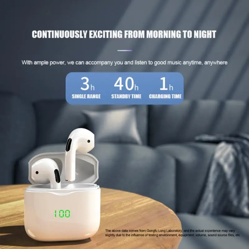

Wireless Bluetooth Earphones In-Ear Noise Reduction High Quailty Sound Bass Earbuds Digital Touch Waterproof Sport Headphones
