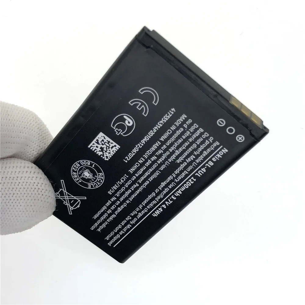 Batteria per Nokia Lumia 225 330 RM-1172 RM-1011 RM-1126 1200mAh BL 4UL BL-4UL 113