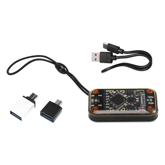 Chameleon Ultra Contactless Smart Card Emulator RFID Smart Chip Reader+3Xcuid/UID Keychain Compliant To NFC Read Writer 5