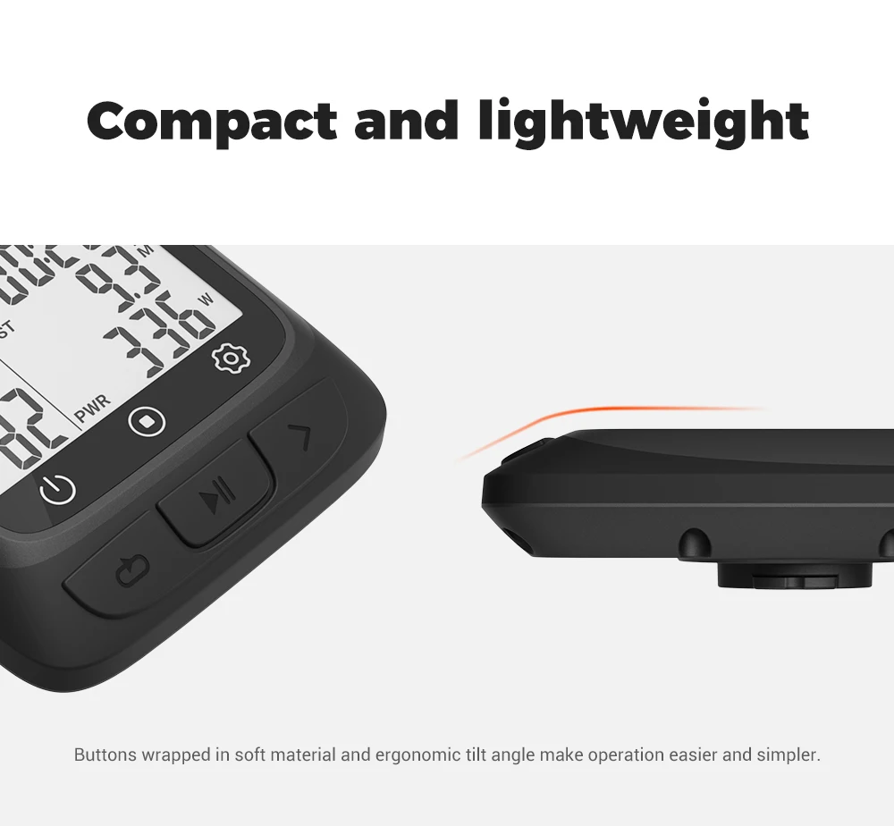 Coospo bc107 fahrrad computer gps drahtloser fahrrad rad rad fahrrad tacho 2.4 "fstn bluetooth 5,0 ant + wasserdichte gps bds – Detail 3