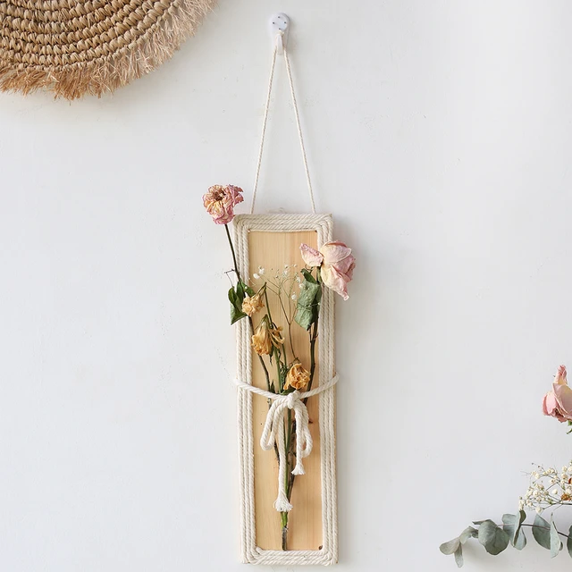 Porte-plante En Macramé, Support À Air, Boho, Décoration Murale, Pot De  Fleurs Sèches Pour Maison, Ferme, Jardin, Décoration Bedrrom, Cadeau -  Paniers Suspendus - AliExpress