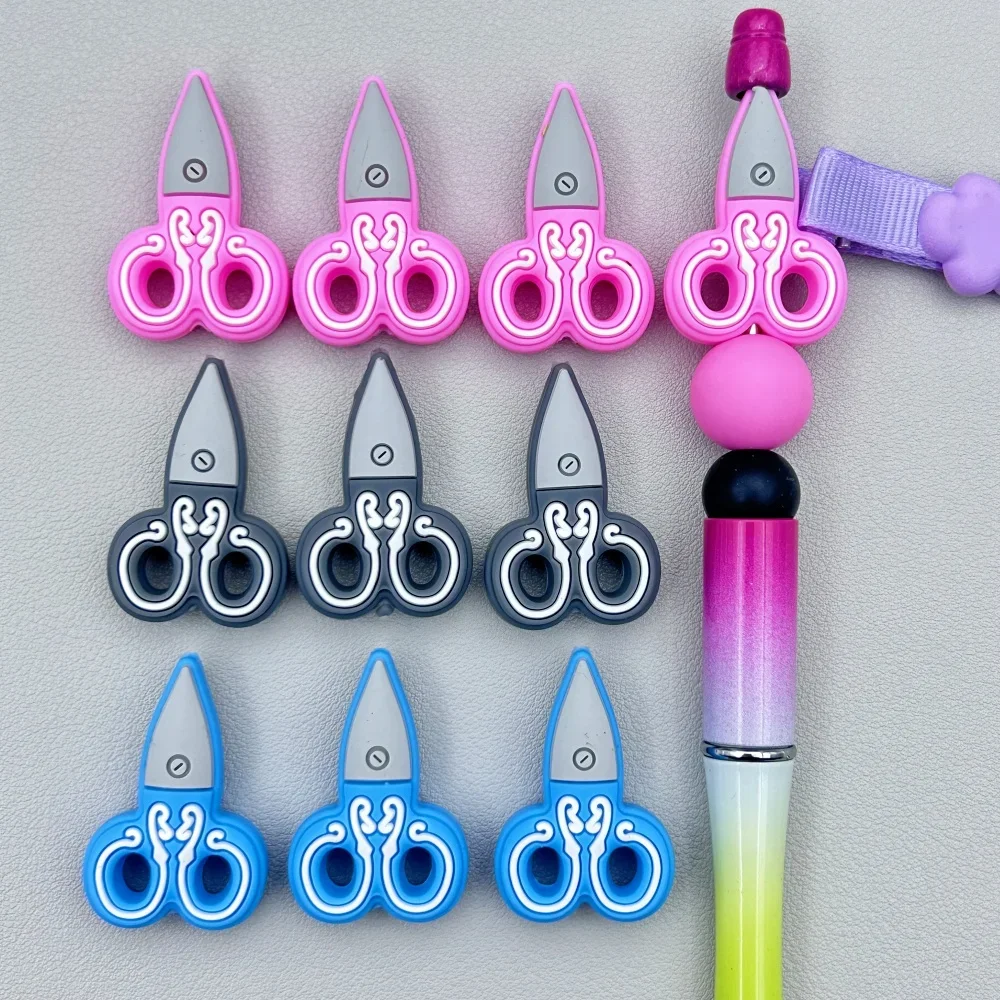 10PC Scissor toys Bead Teethe Baby DIY String Pen Bead Nipple Chains Jewelry Accessories Teethe Focal Beads Baby Silicone Bead 10PC Scissor toys Bead Teethe Baby DIY String Pen Bead Nipple Chains Jewelry Accessories Teethe Focal Beads Baby Silicone Bead