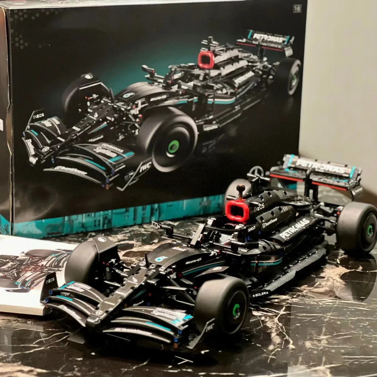 42171 Technical F1 W14 E Performance Building Blocks Super Race Car Assembly Model Vehicle Toys Bricks For Boy Adult Gifts