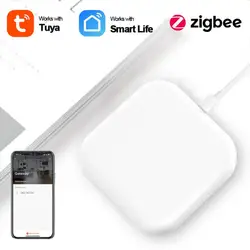 Tuya ZigBee 3.0 Smart Hub Wireless/Wired Gateway Bridge For App Voice Remote Control Works With Alexa Google Home Assistant 5V