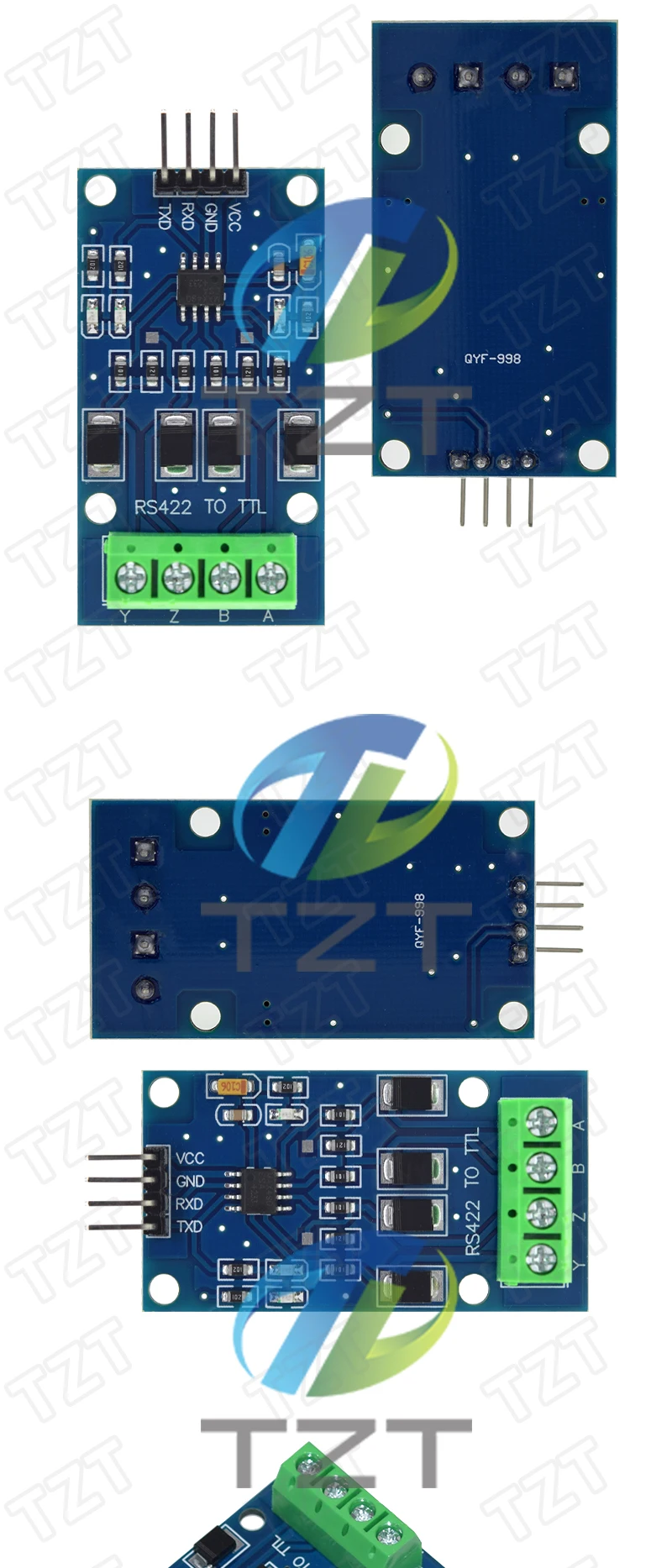 DIYTZT 1/3PCS RS422 Gegenseitige Konvertierung TTL Zwei-weg Signal Modul Voll Duplex 422 MAX490 Zu TTL modul – Detail 2