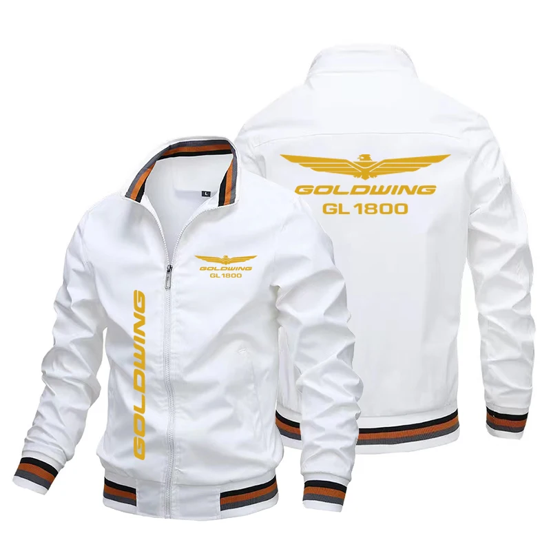 

Motorcycle trench coat with men's logo outdoor sports fashion casual coat2024 spring and autumn new hooded anti-knocking jacket.
