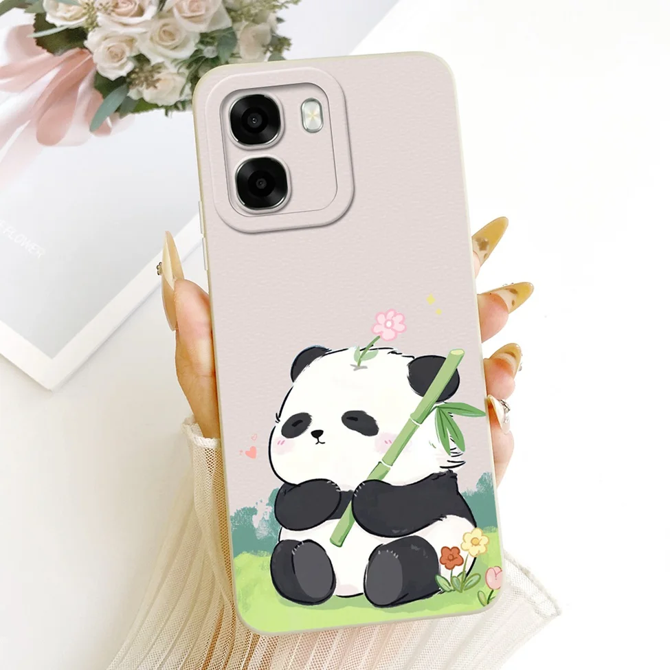 Luxury Fashion Cute Painted Silicone Case - Oppo A6 Series