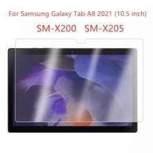 9H Tempered Glass Screen Protector For Samsung Galaxy Tab A8 10.5 Inch SM-X200 SM-X205 2021 Tablet Anti Scratch Protective Film