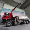 RC 1/14 Hydraulic Lifting Truck Iveco Dump Truck Model RTR Full Metal Dump Truck with Sound and Light Set PL18EV RC Toys 4