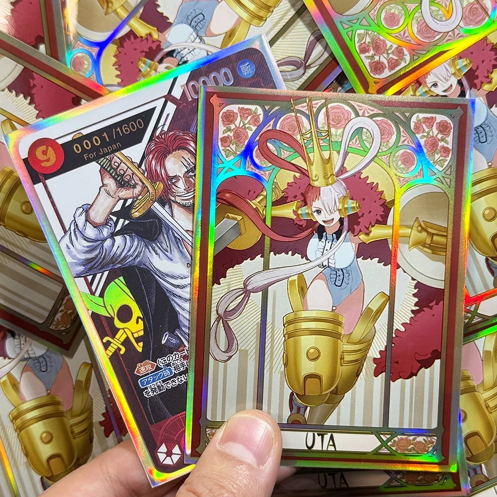 60PCS ONE PIECE Foil Card Sleeve Customized Hancock Shirahoshi