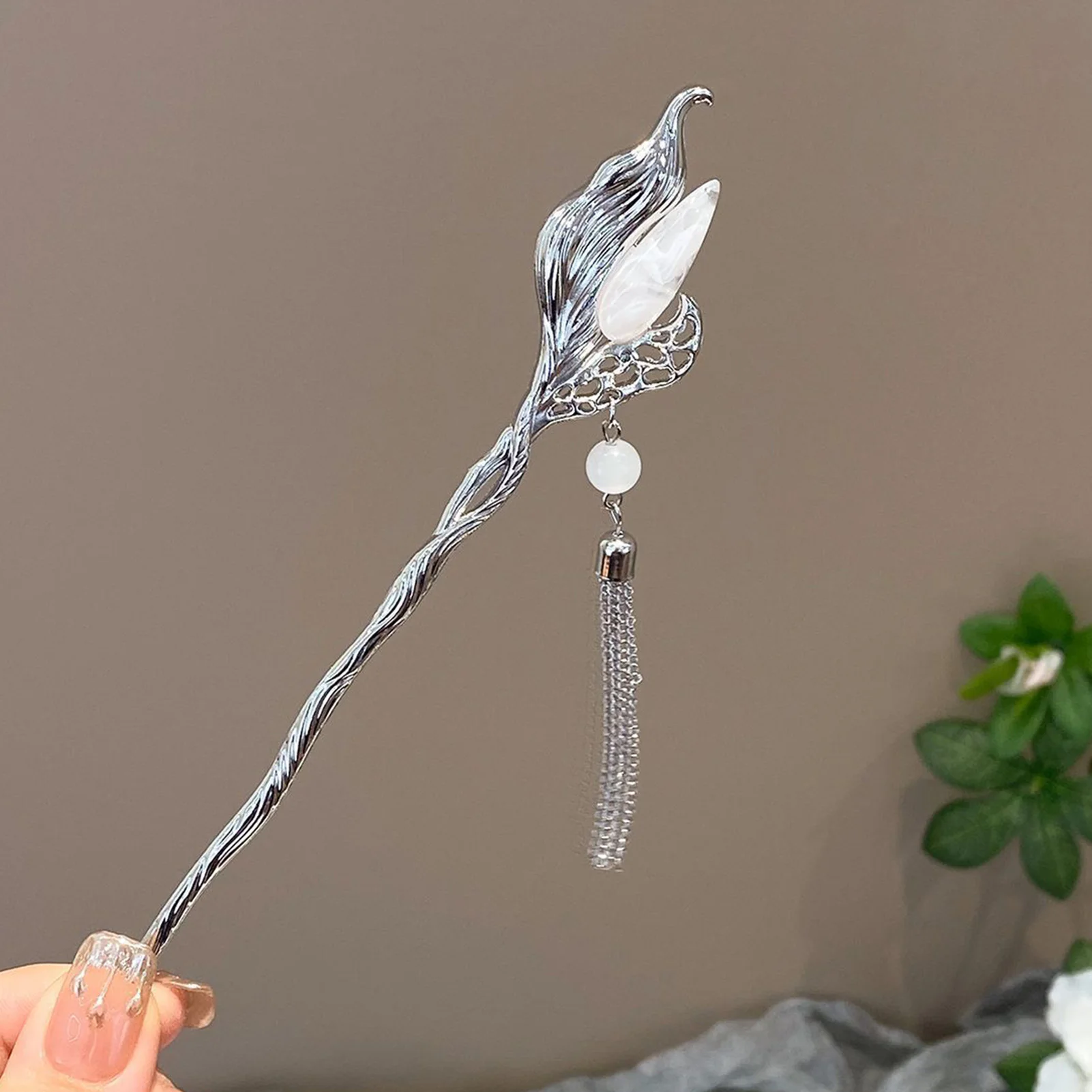 Chinesischen Stil Quaste Haarnadeln Elegante Haar Zubehör für Frauen Mode Brötchen Stick Haar Clips Traditionellen Braut Haar Schmuck – Detail 1