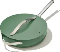 Pan with Lid (4.5 qt, 11.8") - Non Toxic, PTFE & PFOA Free - Oven Safe & Compatible with All 1