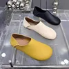 Women's Flat Spring Genuine Leather Flat Shoes Sliding on Women's Bread Comfortable Women's Shoes 1