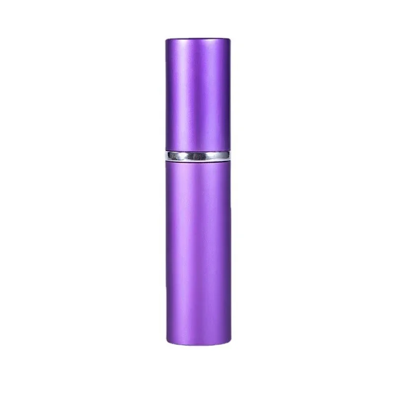Portable Refillable Perfume Bottle With Atomizer Empty Aluminum Parfume Case Container Spray Bottle 5ml Travel