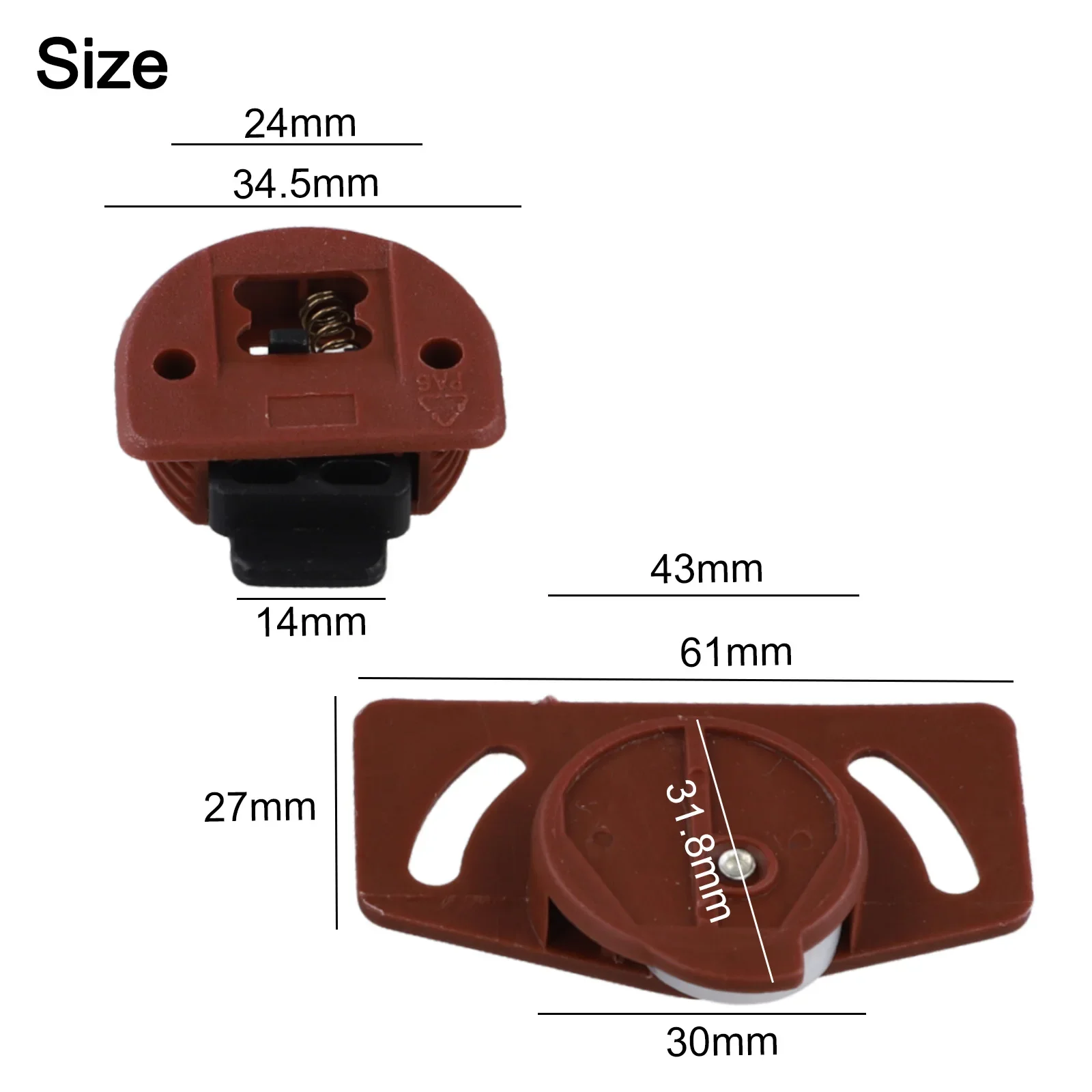 4/8Pair Sliding Door Wheels Guides Cabinet Sliding Door Gear Board Roller