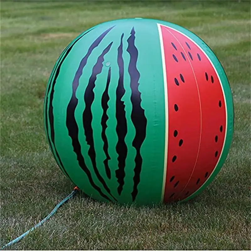 Ball Swimming Swimming Accessories Inflatable Sprinkler Balls Watermelon Pvc Inflatable Toys Balloon Outdoor 60cm Lawn Ball