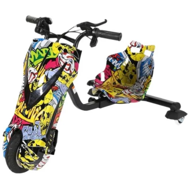Children's Three Wheeled Electric Scooter, Intelligent Foot Pedal, Mini Skateboard, Go Kart, Shock Absorber Kart 전기 카트
