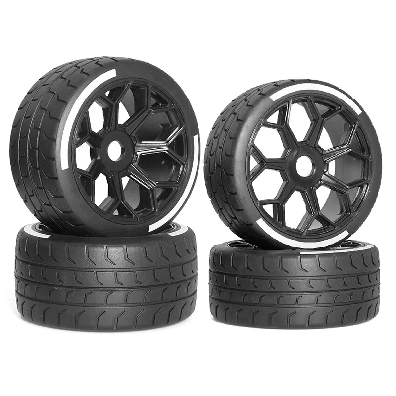 ARRMA 1/7 FELONY FSR Mustang 1/7 모델 GT XMSJ용 4개 타이어 레이싱 로드 타이어