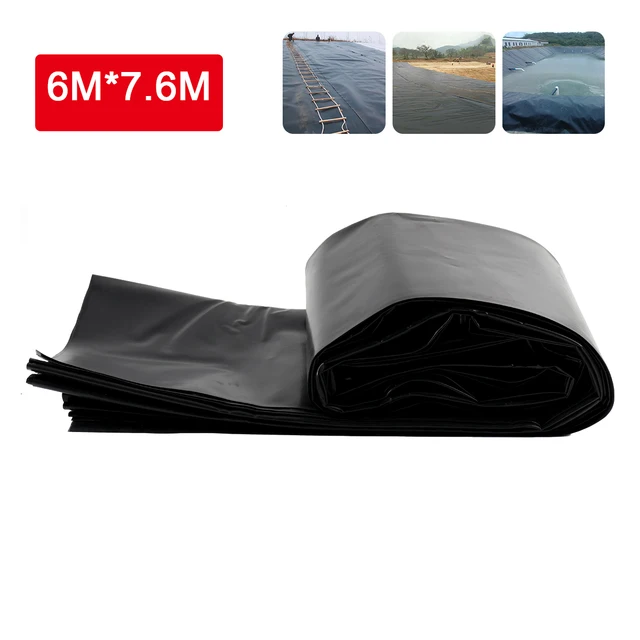 6X7,6 M Tartós Haltavak Bélés Otthoni Kerti Medence Megerősített Lldpe Nehéz Tereprendezés Tó Vízálló Béléshuzat Új - Image 5