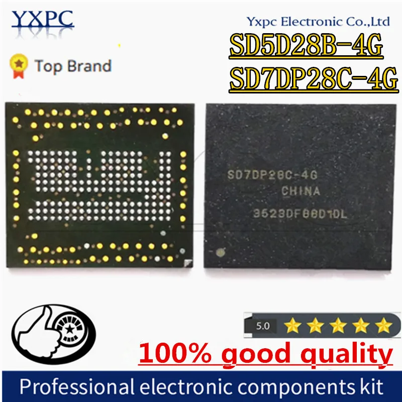 Sd7Dp28C-4G Sd5D28B-4G Sd7Dp28C Sd5D28B 4G Emcp 4Gb Bga162 4G Chip Ic Di Memoria Flash Con Palline