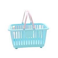 Storage Basket Shopping Basket Kids Grocery Basket with Handles Small Retail Shopping Baskets for Party Favors, Storage 6