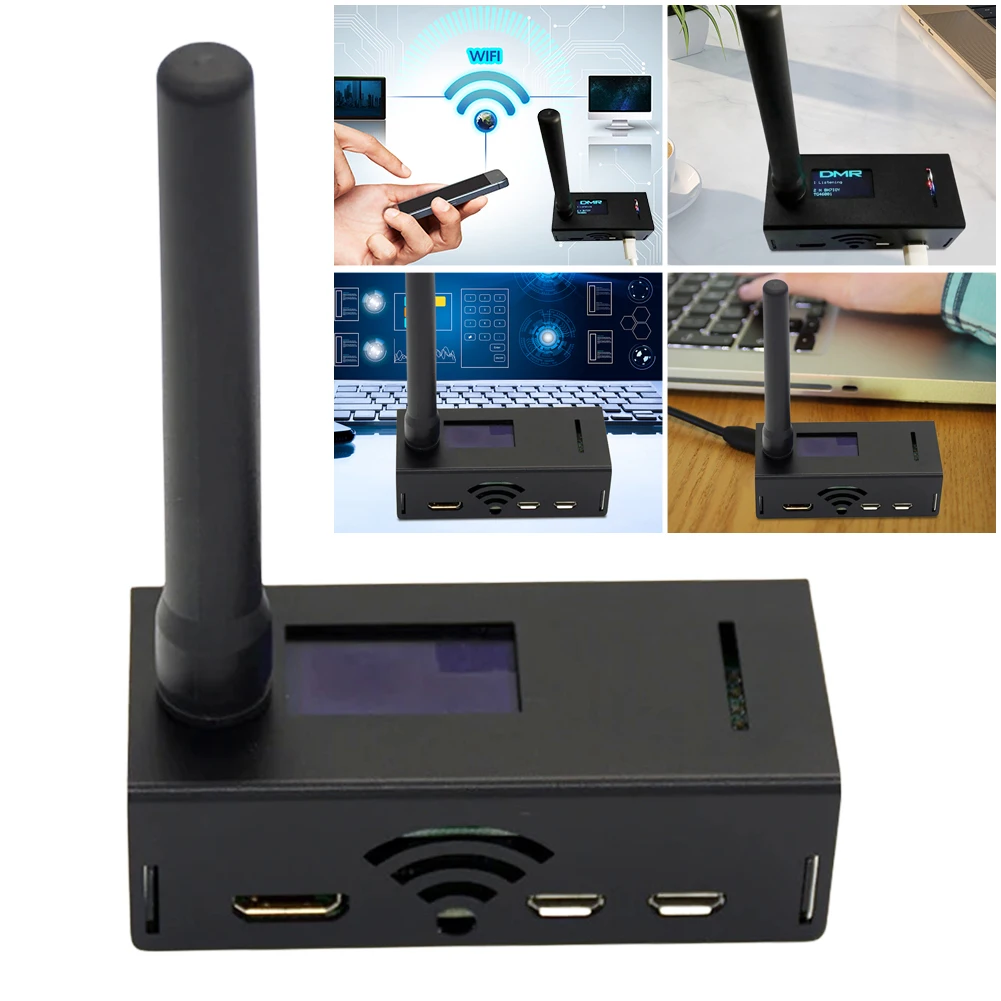 MMD VMD MR STAR D-Star 시스템 핫스팟 + 안테나, 조립된 MMDVM 핫스팟, DMR P25 YSF DSTAR Pi Zero 3B-Kit